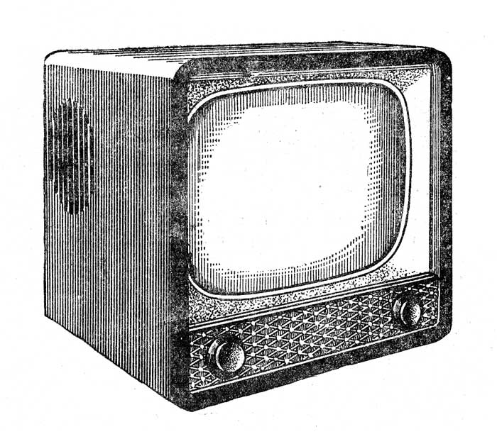 Советский телевизор рисунок - 87 фото
